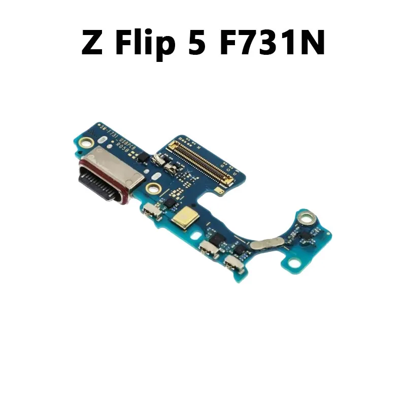 New Mainboard Connector LCD + Back Cover Sticker Charging Flex Cable For Samsung Z Flip5 F731 USB Main Display Spin Axis Cable view 3