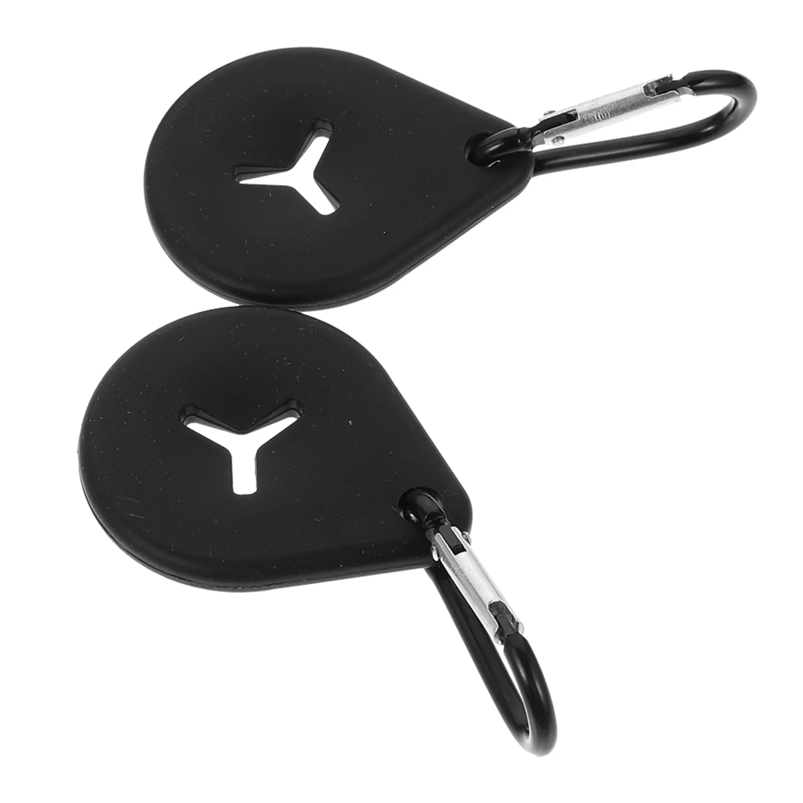 

2Pcs Pet Trash Bag Clips Heavy Duty Secure Clasp for Dog Poop Bags Lightweight Easy Carry Poop Bag Holder for Leash Use