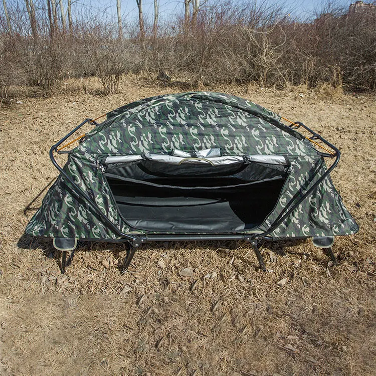 1 Person Pop Up Folding Outdoor Fishing Off The Ground Camping Bed Cot Tent