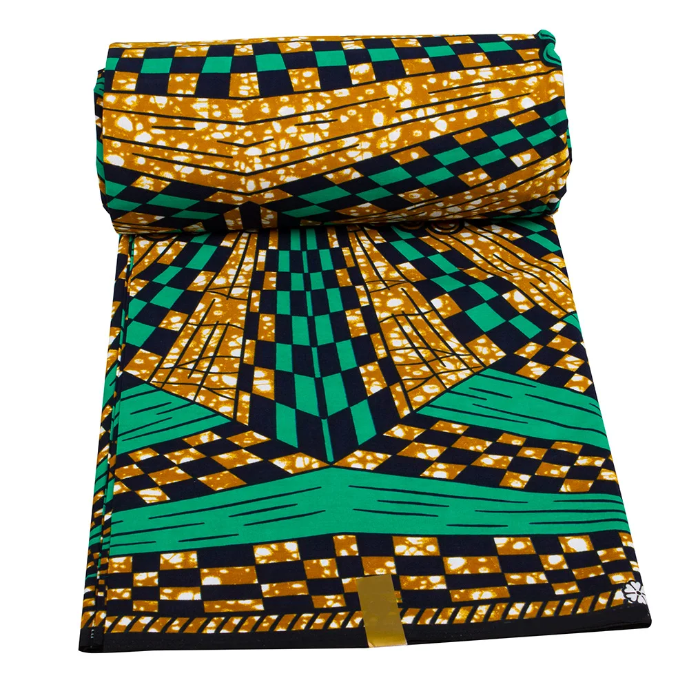 

Новое поступление, высокое качество, оригинальный 100% хлопок, восковая печать, гарантированная настоящая Анкара, африканская восковая ткань, мягкий батик, сделай сам, Pagne