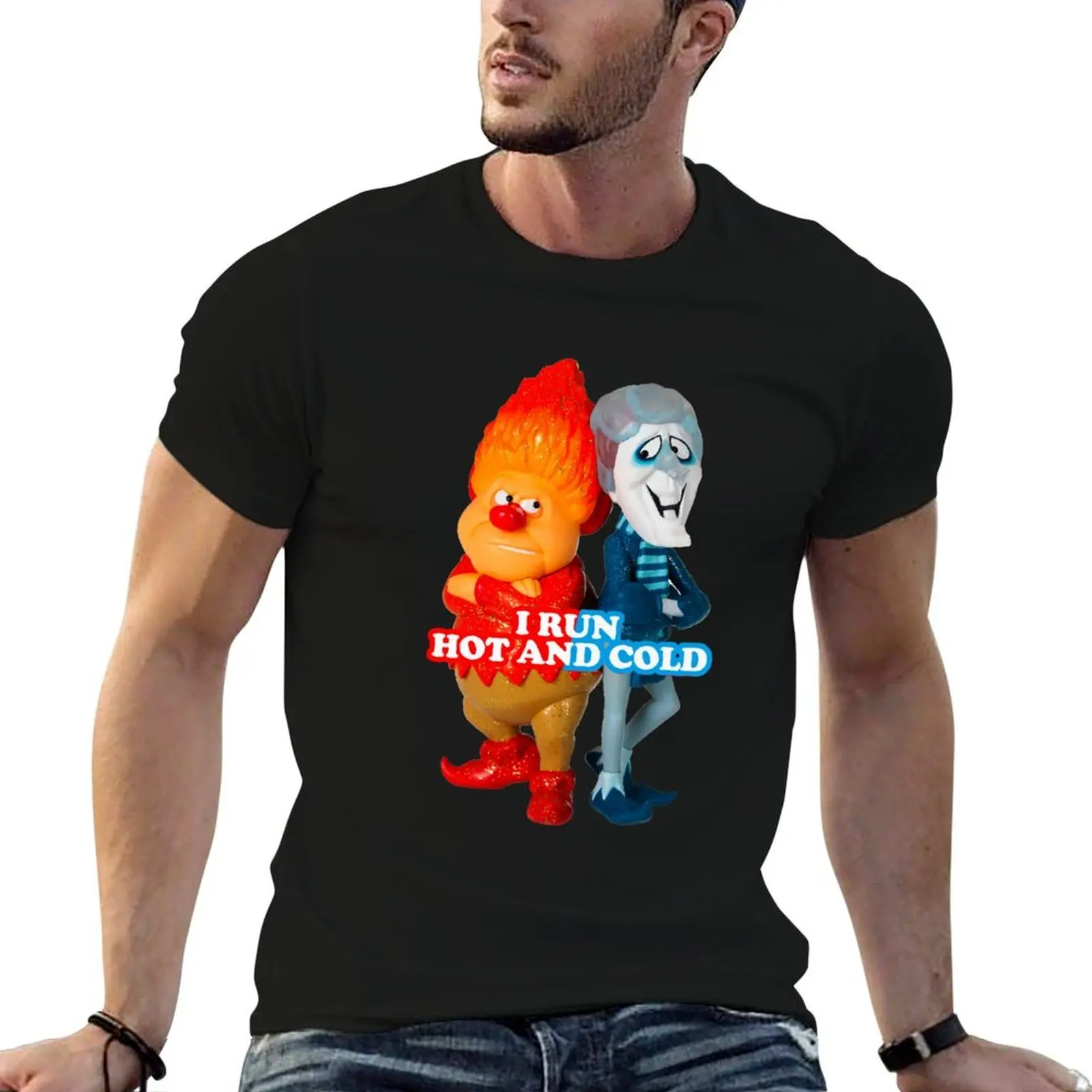 

I RUN HOT AND COLD - Miser Brothers T-Shirt t shirt for man man tshirt T-Shirt