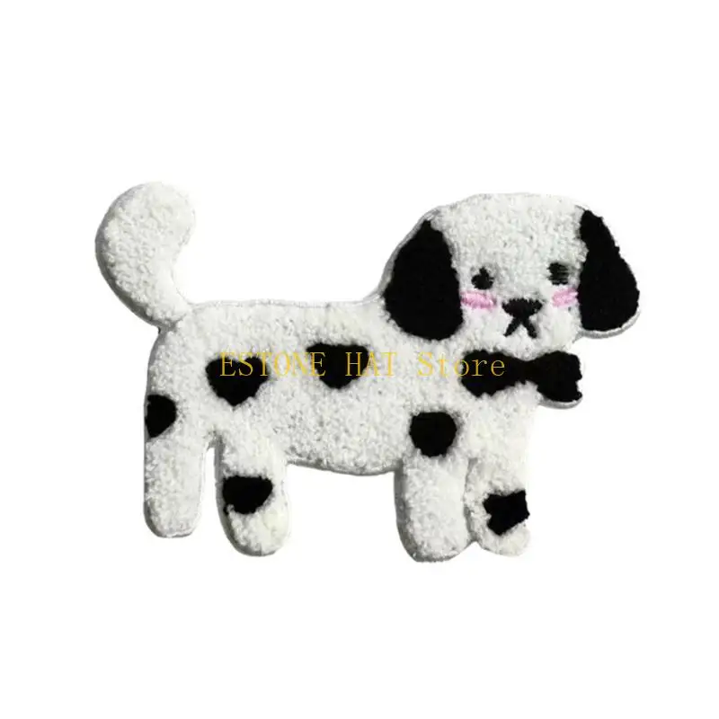 

49MF Fun Dog Embroidered Patches Clothe Repair Patches for Customizing Craft Project