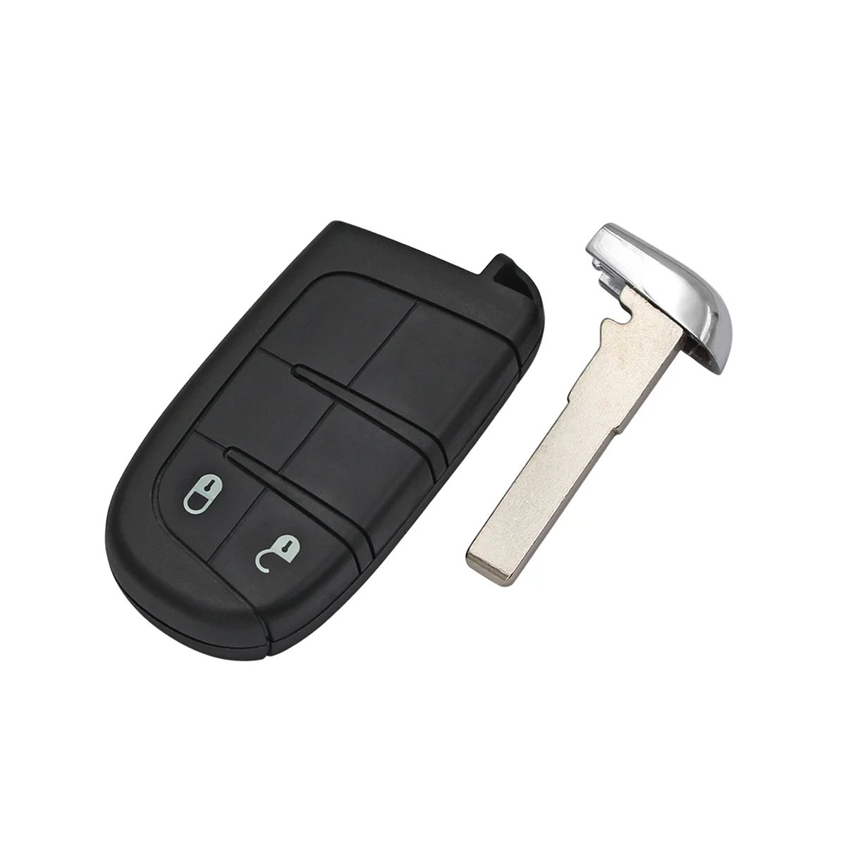 2 Button Smart Remote Key Fob 433MHz 4A Chip for Jeep Compass 2015 2016 2017 2018 2019 2020 2021 FCC :M3N-40821302