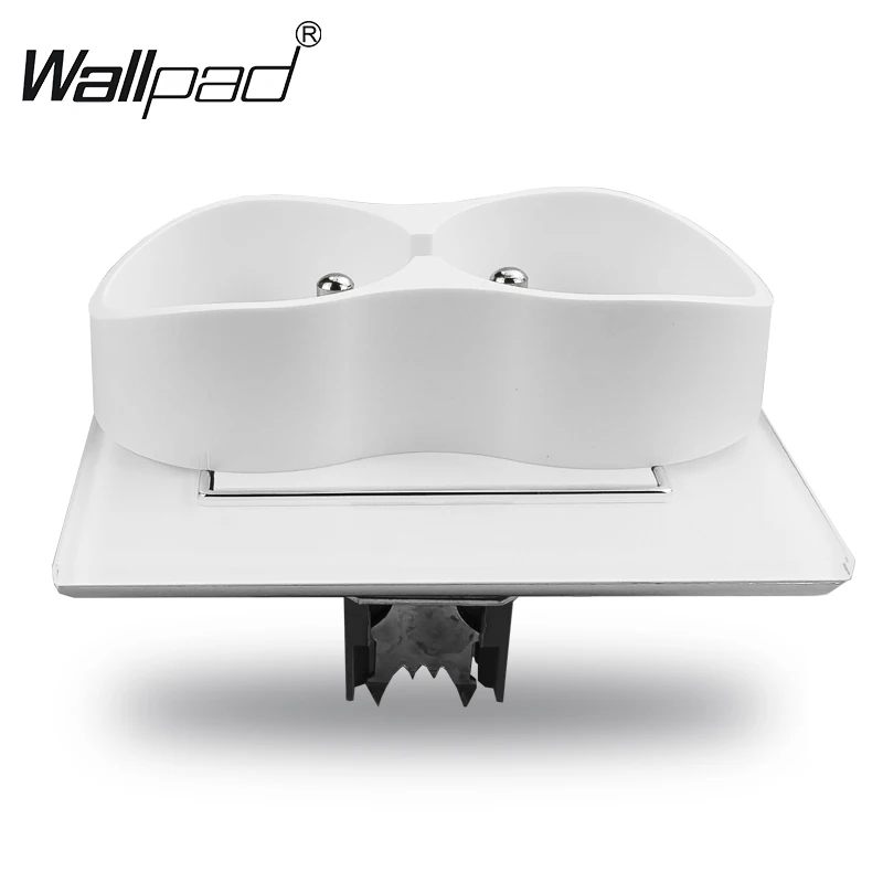 16A Französisch Polen Belgien Standard Steckdose Schnelle USB Typ C Kristall Glas Panel Euro Steckdose A Typ-C Stecker