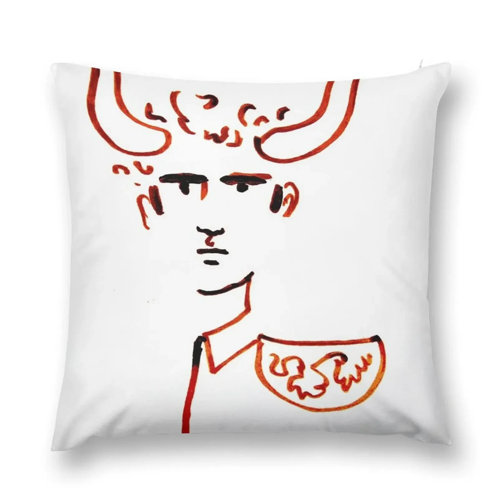 jean cocteau artwork jean cocteau painting jean cocteau Throw Pillow luxury throw pillow covers Plaid Sofa pillow