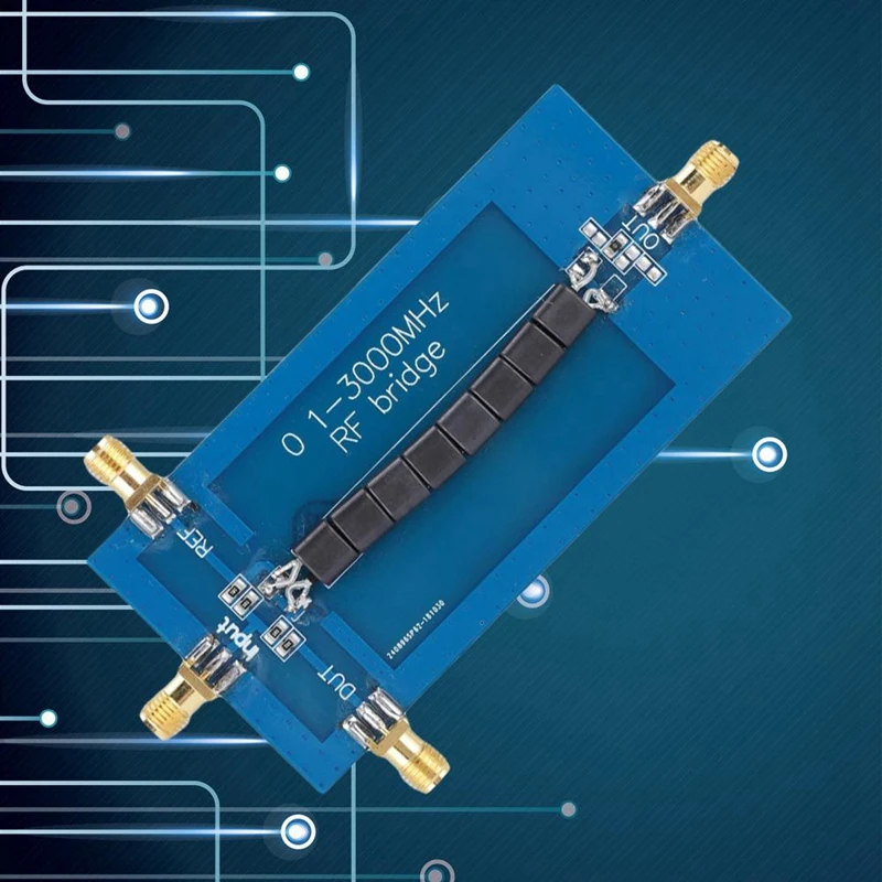 Ponte a onde stazionarie Ponte di riflessione SWR ad alte prestazioni Facile da usare Ponte di riflessione RF SWR da 0,1-3000 Mhz per fabbrica