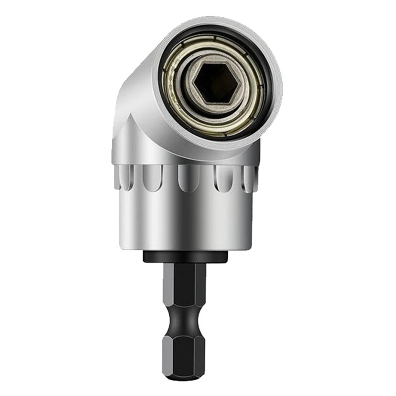105 Degree Right Angle Drill Adapter Flexible Shaft Extension 105 Degrees 1/4 Inch Extension Hex Drill Bit Durable Easy Install