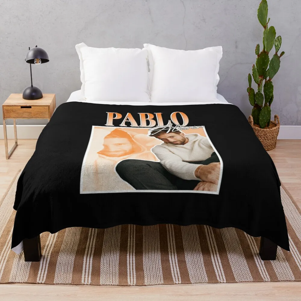 Pablo Alboran Throw Blanket Stuffed Blankets Luxury Throw Blanket