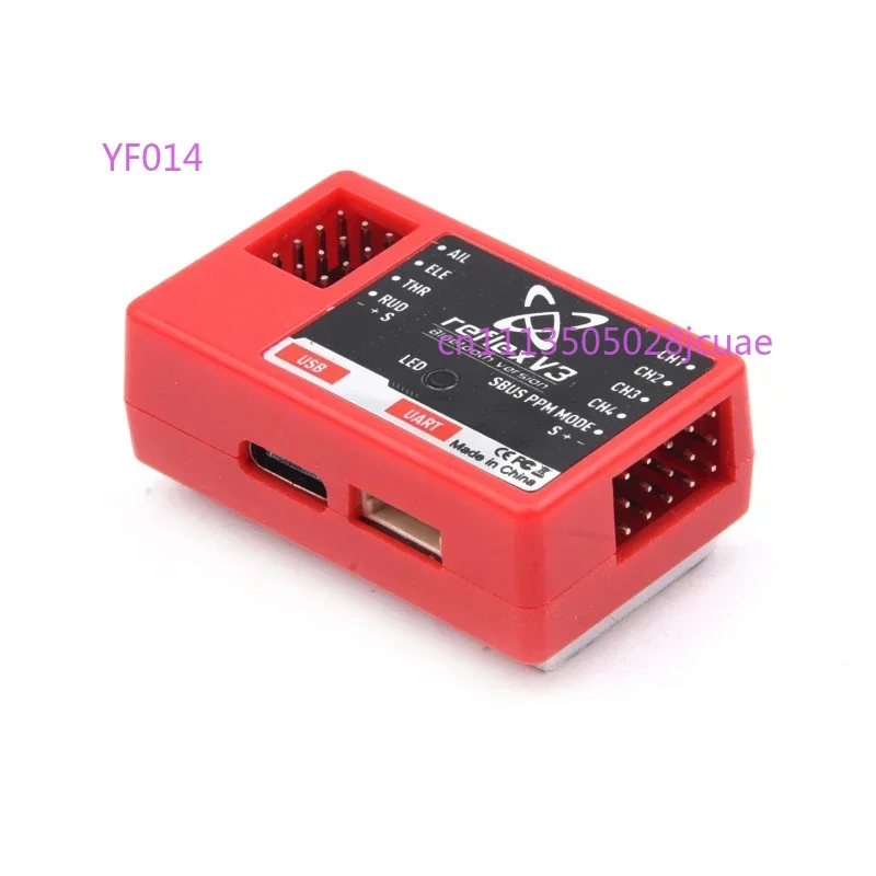FMS Reflex V3 Flight Controller Gyro Stabilizer | Upgraded Bluetooth for FMS Warbird RC Airplanes, Intelligent Assistance