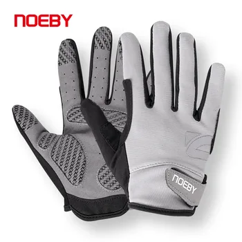 Noeby ถุงมือตกปลา Non-SLIP Full Finger กลางแจ้ง Sun Protection Anti-UV ขี่จักรยานถุงมือวิ่งผู้ชายผู้หญิง Tackle