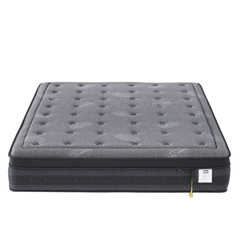 

Natural massage latex double-layer independent bag spring mattress super soft