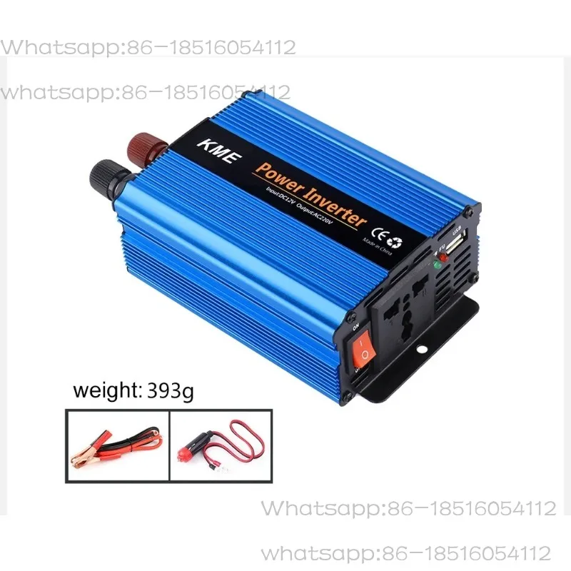 500W 1200W 12V 24V 36V 48V 60V Single-Channel Digital Display Smart Car Power Inverter
