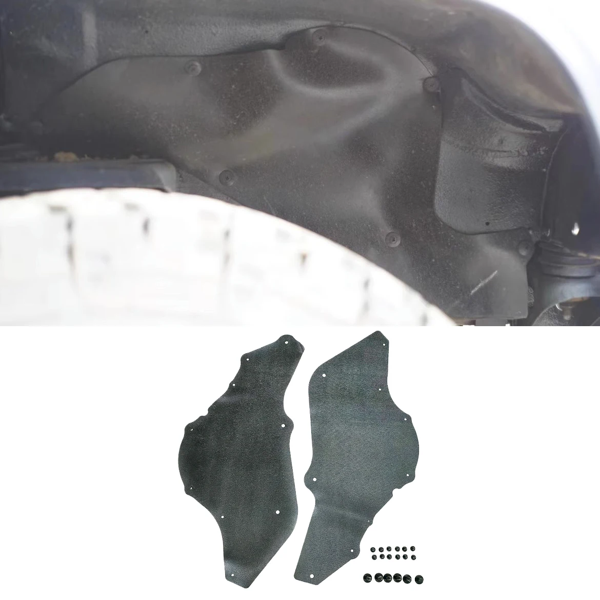 For Nissan Patrol Y61 Fender Lining Modified Beam Lining Nissan Patrol Safari Shock-absorbing Pad Lining Fender Accessories