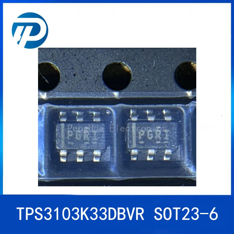 5PCS/Lot TPS3103K33DBVR PGRI Original Genuine Goods in Stock SOT23-6 Monitor and Reset Chip