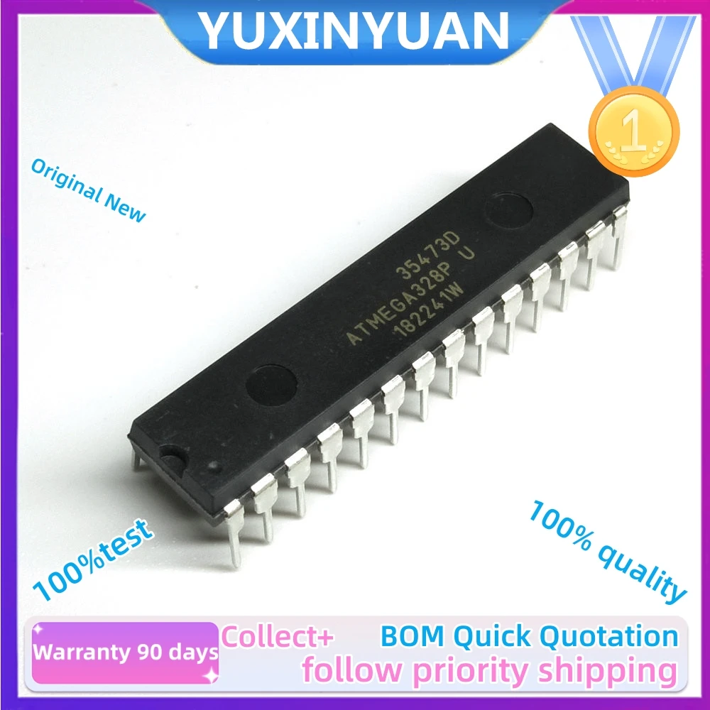 ATMEGA328P-PU CHIP ATMEGA8A-PU ATMEGA8L-8PU ATMEGA8-16PU ATMEGA48PA-PU MCU AVR 32K 20MHz FLASH DIP-28 1PCs/Lot  in Stock100%test