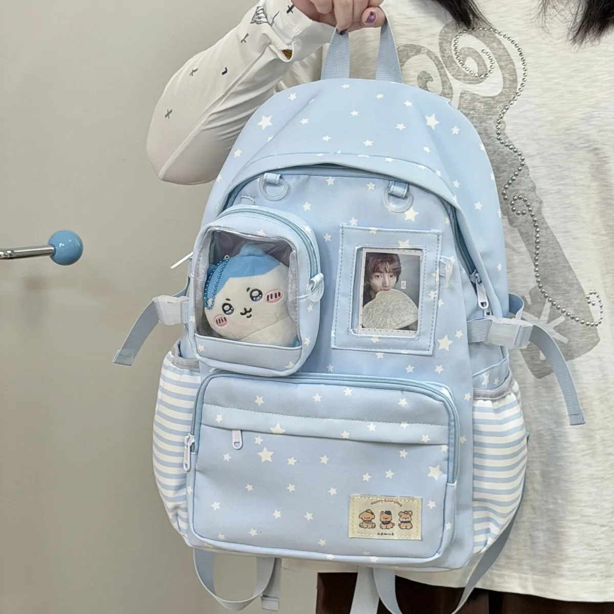 Teen Girls School Bag Lightweight School Backpack Travel Casual Daypack Fashion Rucksack Book Bag Middle High School Students