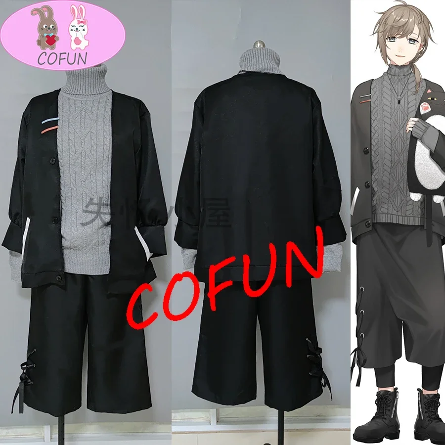 COFUN [Customized]kanae Cosplay Costume Nijisanji Vtuber  Halloween Women Men Outfit Daily Wear role play suit