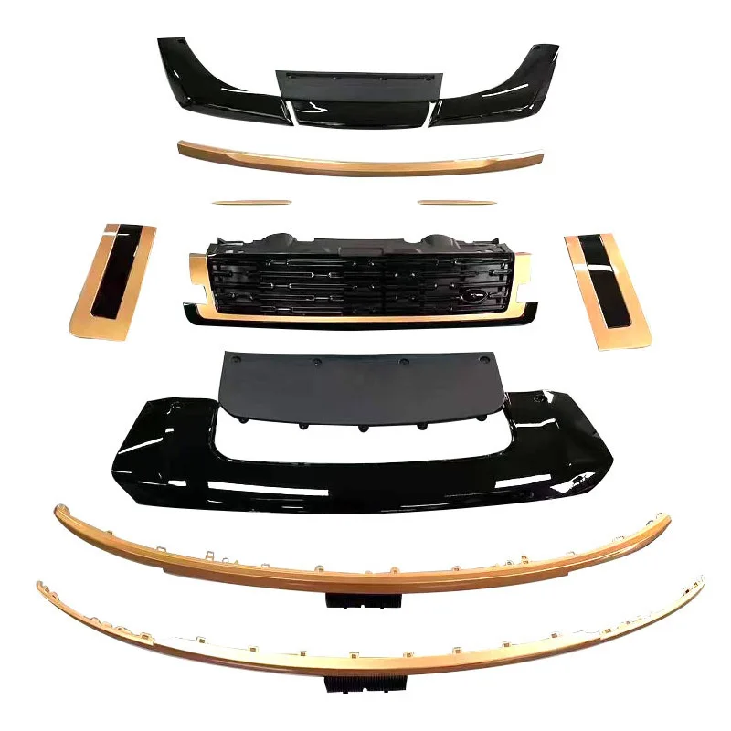 

SAARSAAR подходит для 23 модели Range Rover Executive 460, модифицированная черная глянцевая/центральная плавник акулы, декоративная полоса кузова, решетка