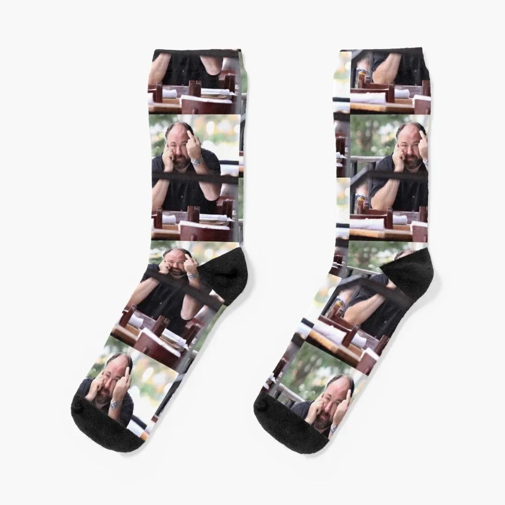 James Gandolfini Socks FASHION compression gym floor Male Socks Women's