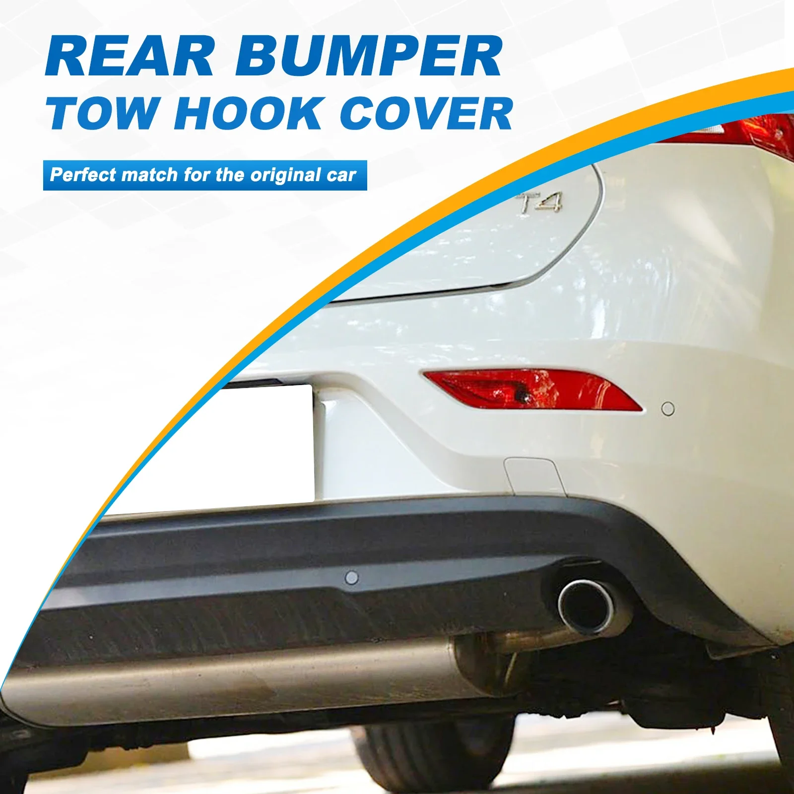 Rear Bumper Tow Hook Cover Cap Eye For volvo v40  2013 2014 2015 2016 2017 2018 2019 39814200