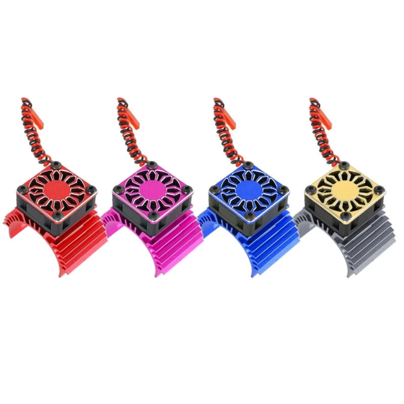 

36mm Remote Control Motor Cooling Fan Aluminum Alloy Twin Heatsink