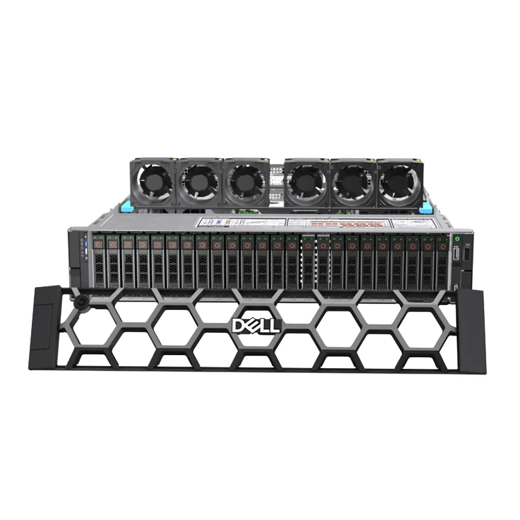 Servidor de rack Dell PowerEdge R7525 2U com processador AMD EPYC 7642 64GB de memória DDR4 Interface de disco SATA 16GB DDR4 RAM