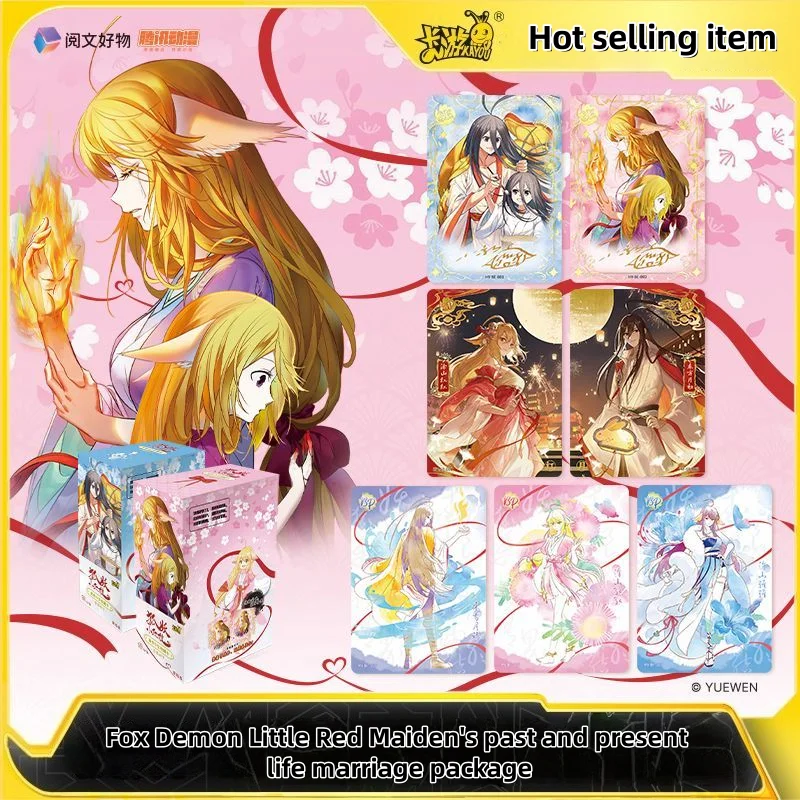 

KAYOU Genuine Fox Demon Little Red Maiden Past and Present Continuation Card Anime Character Peripheral Children's Toy Gift