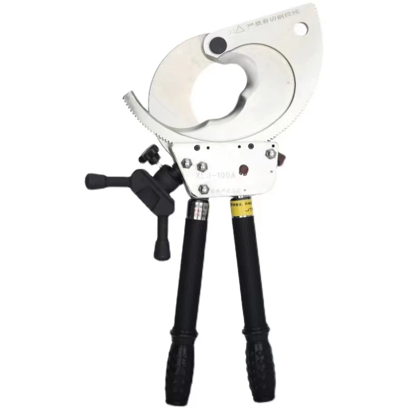 

Ratchet type copper-aluminum cable scissors J40J52J75J95J100 Manual gear steel strand cutters Cable scissors