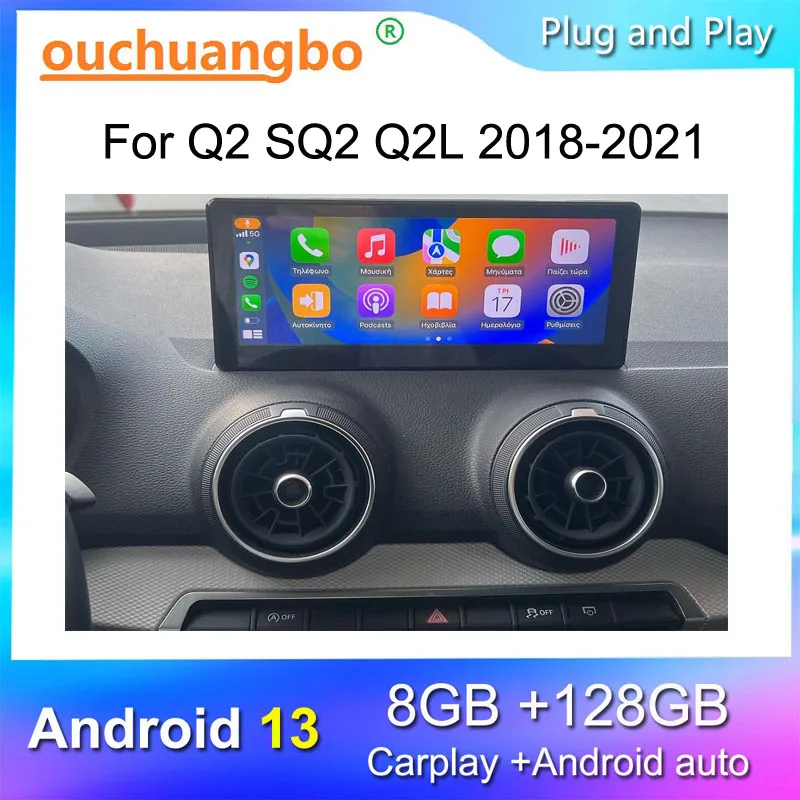 

Ouchuangbo radio recorder for 10.25 inch Q2 SQ2 Q2L 2018-2021 android 13 multimedia player stereo gps navigation carplay