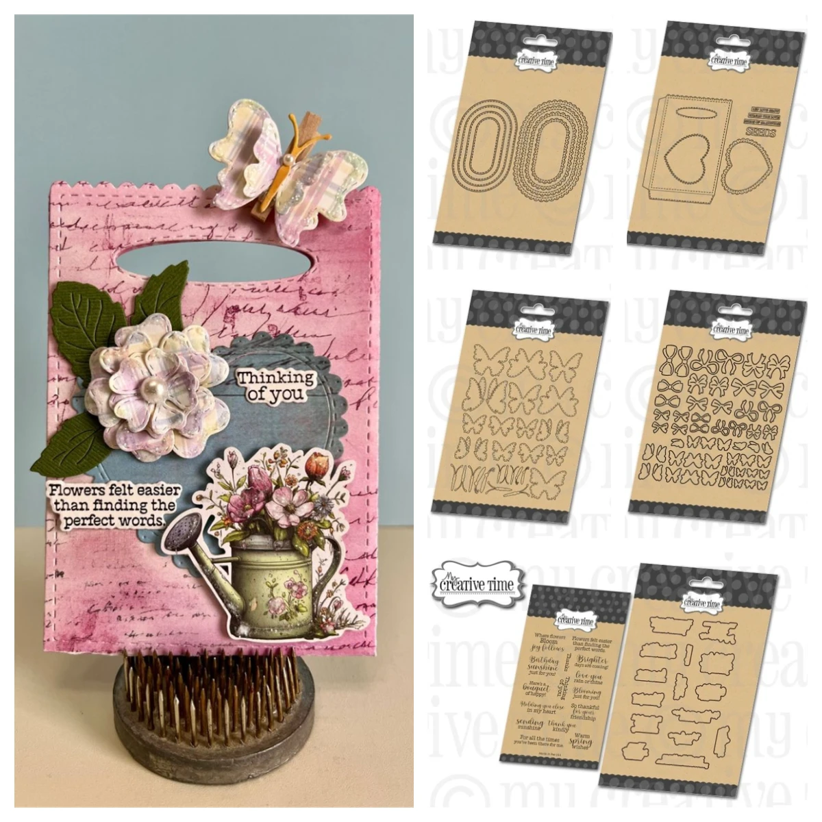 

Creative Time Where Flowers Bloom Stamps & Dies Ticket Tag Metal Cutting Dies Stamps DIY Scrapbooking Photo Album Decorative