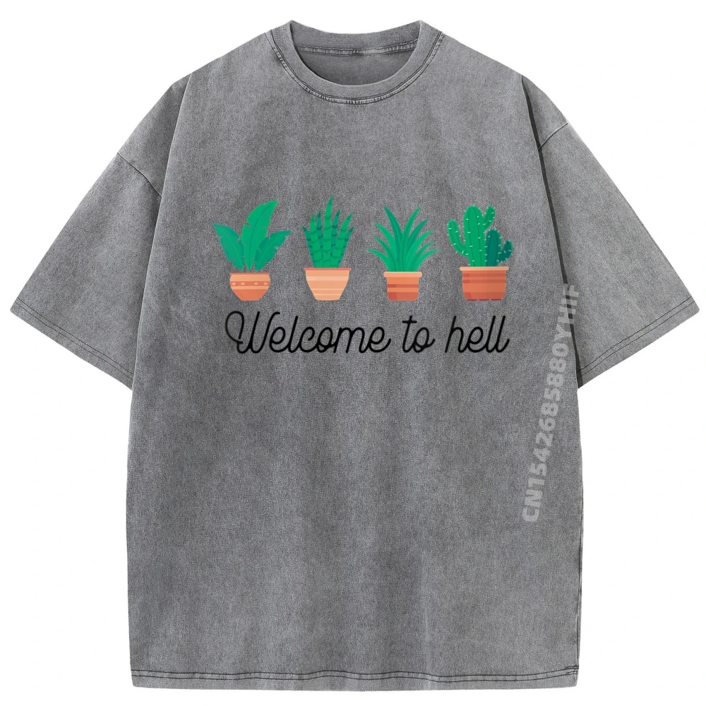 

Добро пожаловать в ад, растение, убийца растений, мама, растение, папа, рубашки, футболка с рисунком, оригинальные мужские потертые футболки для отдыха