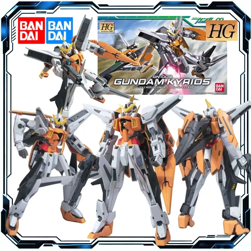 

Bandai original HG 1/144 GN-003 Gundam Kyrios (HG Gundam 00 #04) Plastic Model Kit Action Figure Toys for Boys Girls Kids Gift