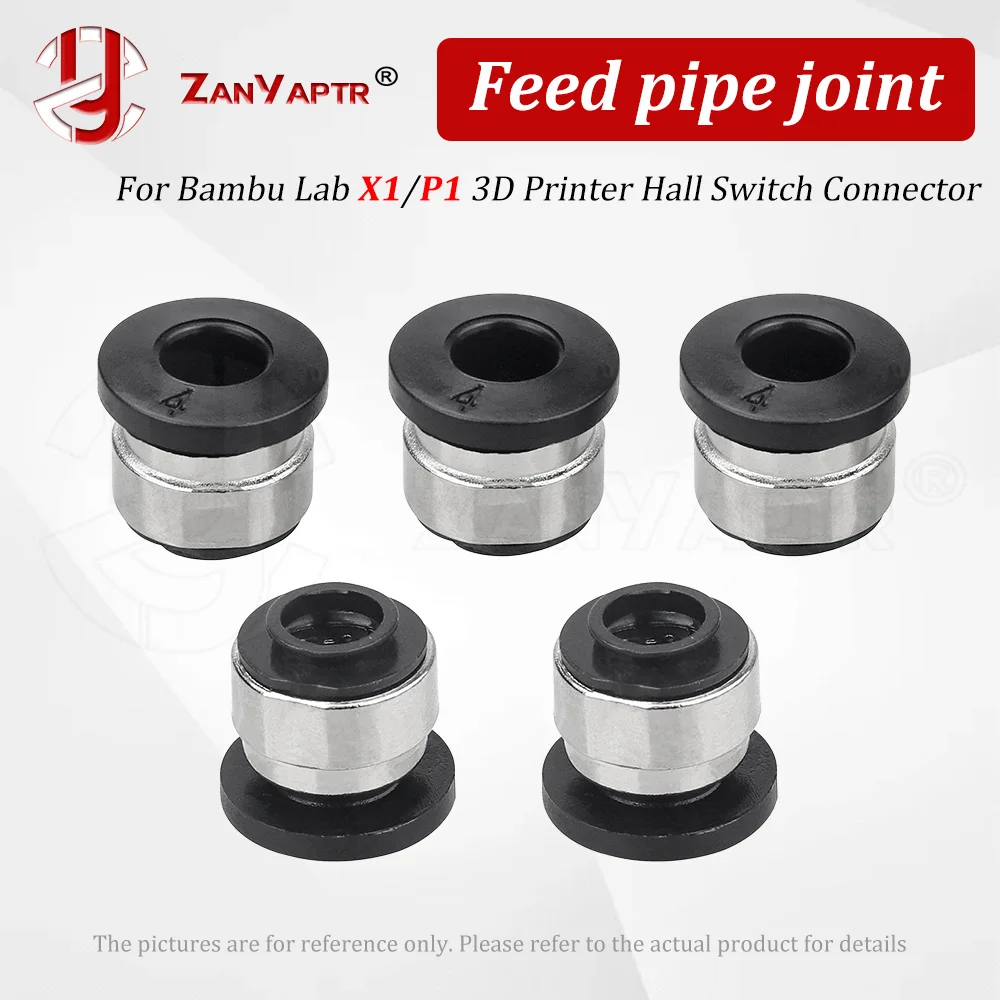 For Bambu Lab X1/P1 Series 3D Printer Hall Switch Connector 4mm Filament Sensor Extruder 3D Printer Update Replace Accessories