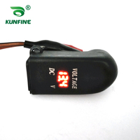 Car Charger Dual USB 4.8A 12-24V With Voltmeter For Phone Pad Charging
