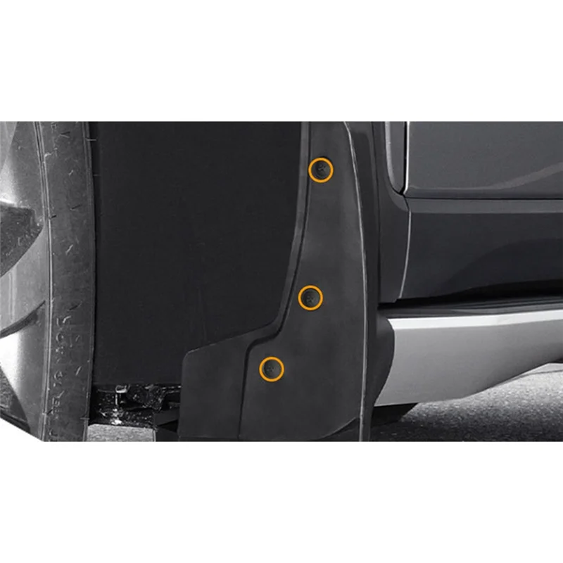 

For Hyundai Ioniq 6 Car Accessories- Front Rear Splash Guard Mudguard Mud Guard Fender Mudflap 4Pcs Set 2022 2023 2024 2025