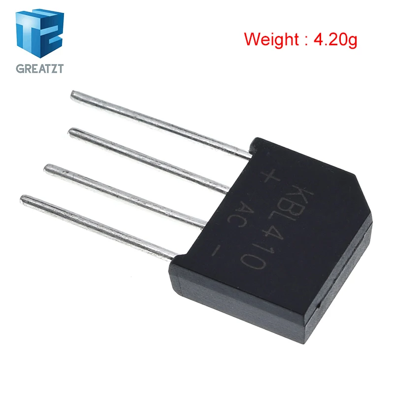 GREATZT KBL410 KBL-410 4A 1000V Single Phases Diode Rectifier Bridge Wholesale