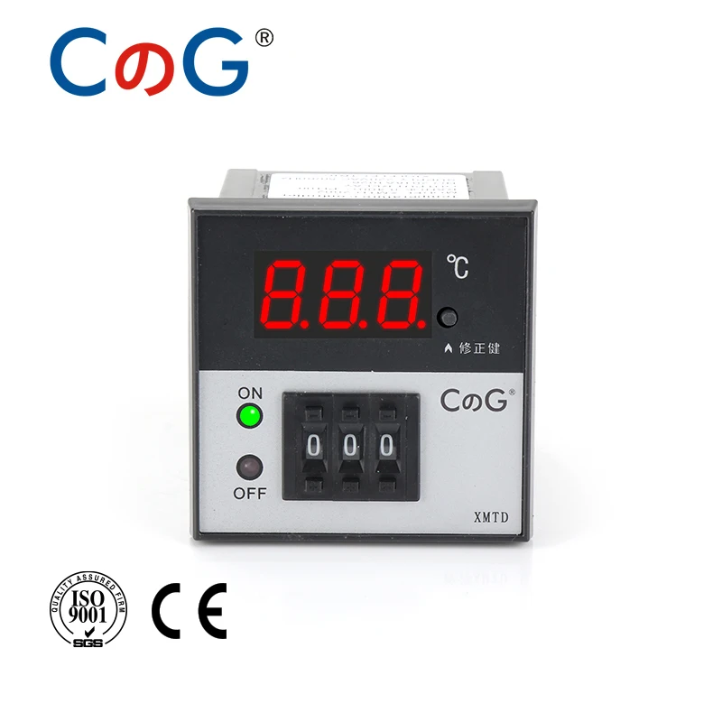 CG XMTD Series Dial Code 0-600 Celsius Degree K J PT100 AC 220V 75*75 mm Electronic Digital Temperature Controller Thermostat