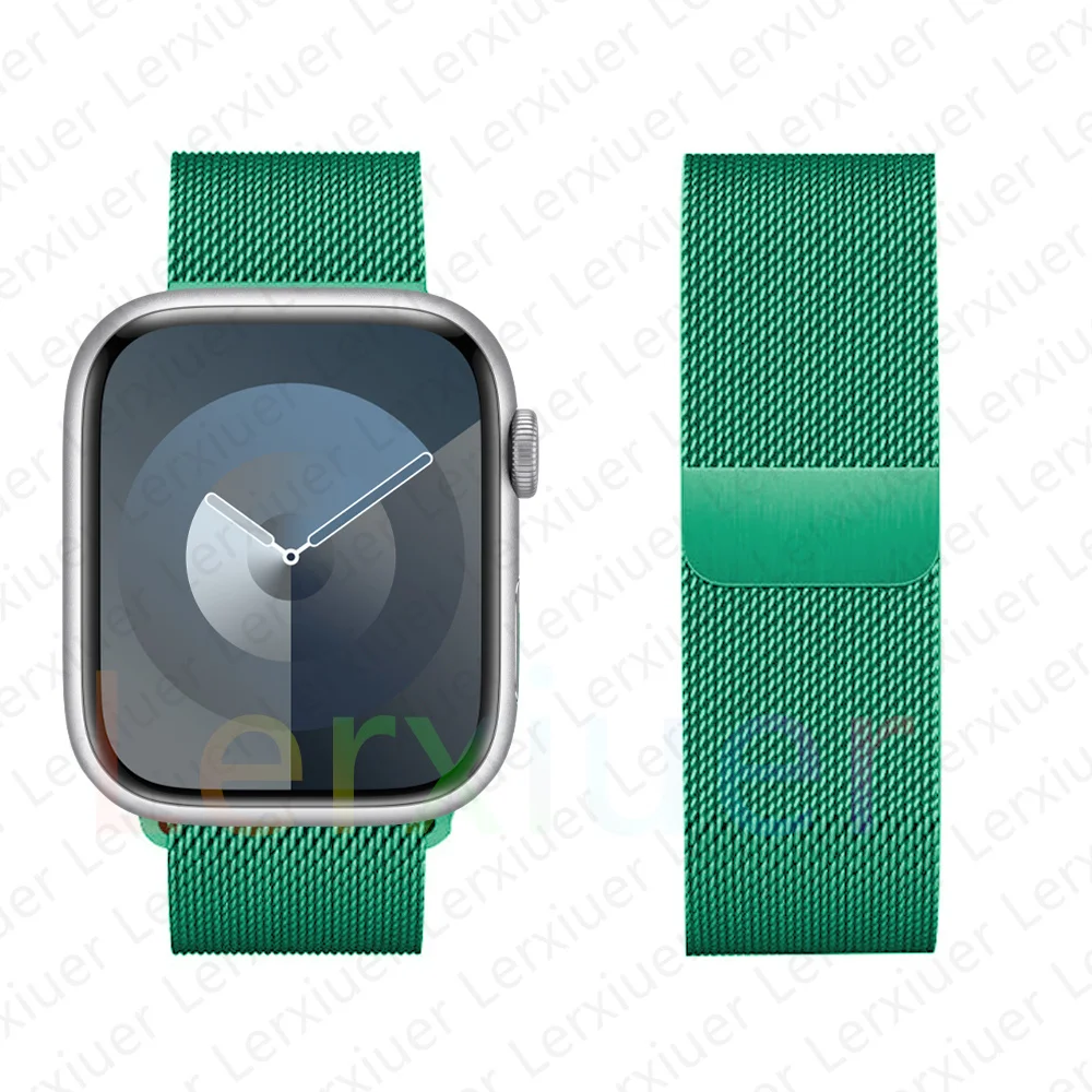 Milanese Loop für Apple Watch Armband 46mm 44mm 45mm 40mm 42mm 41mm 38mm 49mm Armband iWatch Serie 10 Ultra 2 9 8 SE 7 6 5 Band