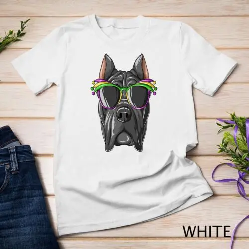 Cane Corso Mardi Gras Carnival Mask Cane Corso Unisex T-shirt