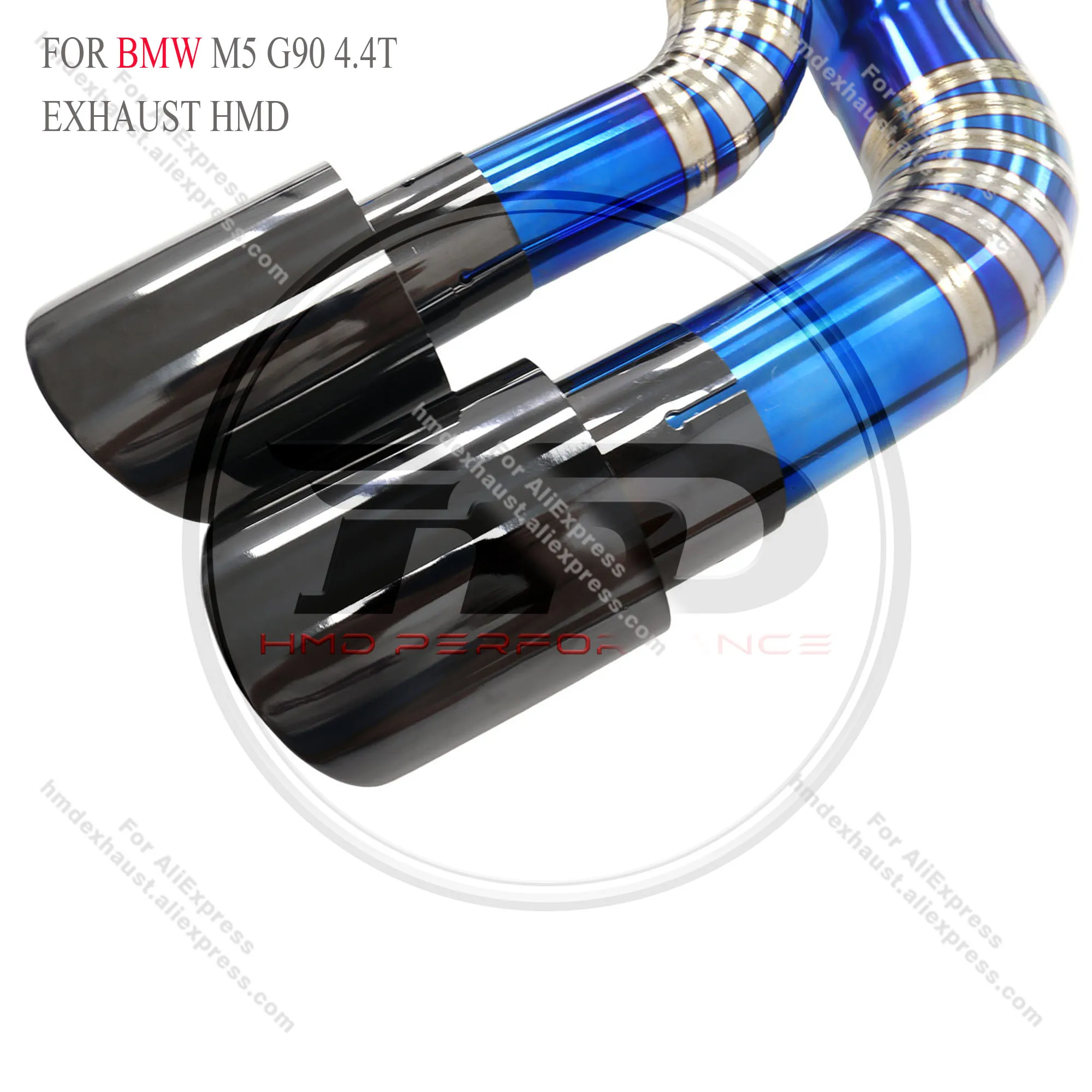 

High Quality Catback For BMW M5 G90 4.4T Titanium Alloy Exhaust System Discount Price OEM Valve Muffler Tips HMD