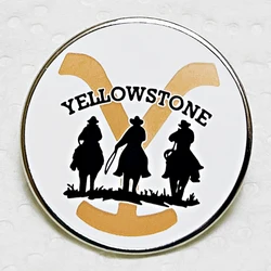 Yellowstone enamel pin American TV series metal badge brooches Hat Jewelry backpack Accessories