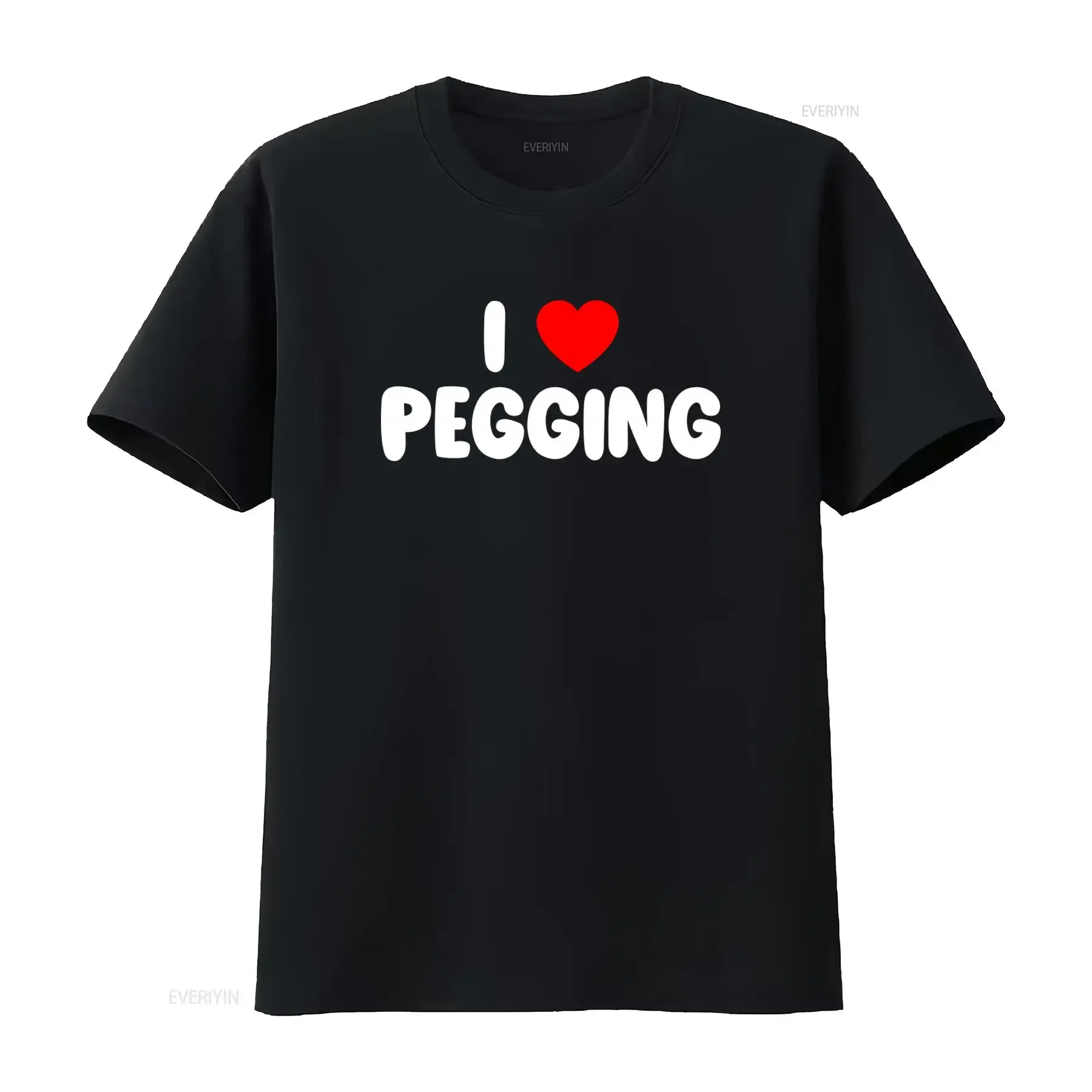 I Heart Love Pegging Funny T Shirt Rude Offensive Sissy Strap On  vintage Washed graphic Stylish Unisex Versatile Comfortable