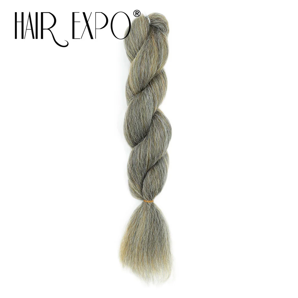 16Inch Vixen Crochet Bulk Hair Synthetic Jumbo Braids Fluffy Yaki