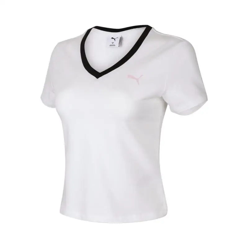 

Puma Puma Women's BEEIND THE GREEN SS V-Neck Tee W-Puma White Short T-shirt 63307302