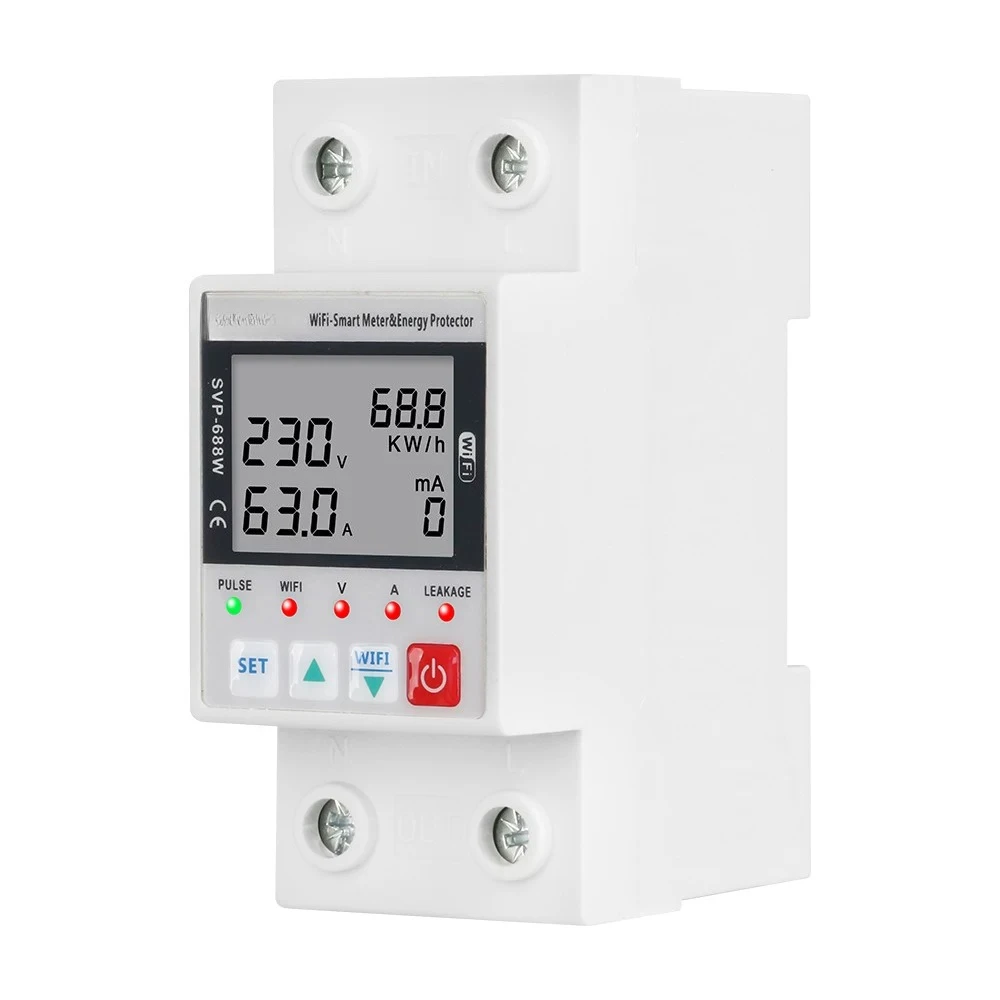 remote control over voltage limit viewership of leakage over temperature protection automatic reclosing power supply protector