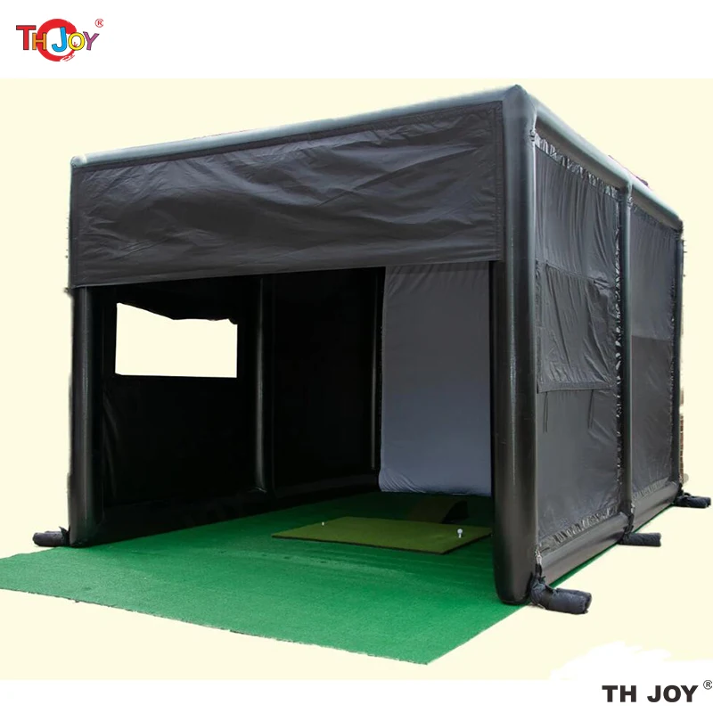 Tente gonflable hermétique de simulateur de Golf de Cage de baie de Golf d'écran d'impact de Golf de PVC de taille personnalisée