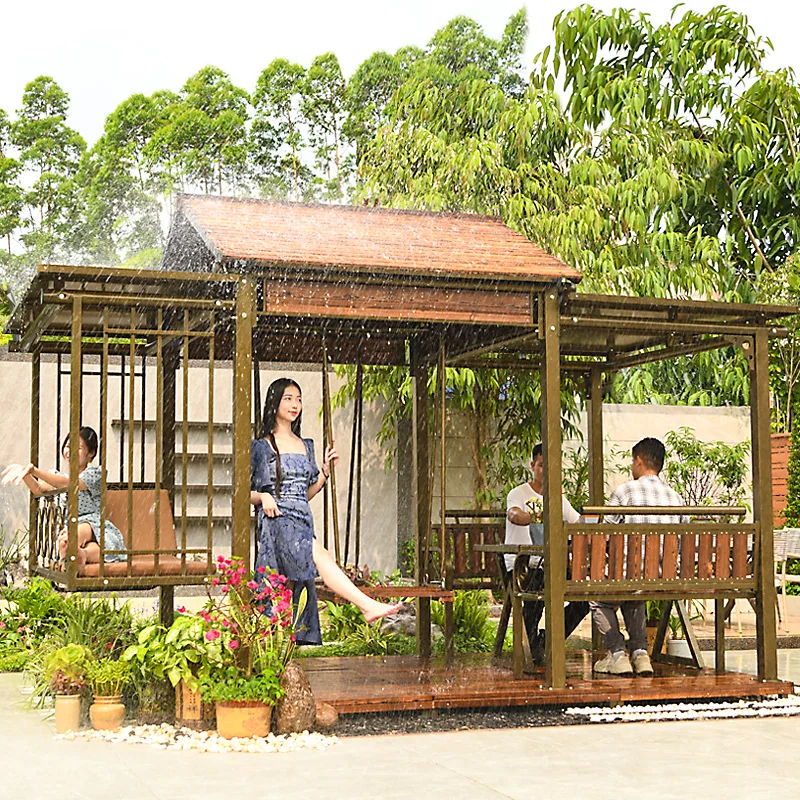 

Outdoor gazebo Leisure swing Bed rocking chair Courtyard Garden Villa Courtyard Shade Terrace Cabin Pavilion