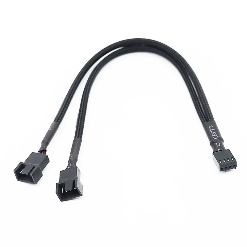 1pc 4 Pin PWM Splitter Cable 4Pin PWM Female To 3/4 Pin PWM Adapter Cable Line for Computer CPU Case Fan Power Cable