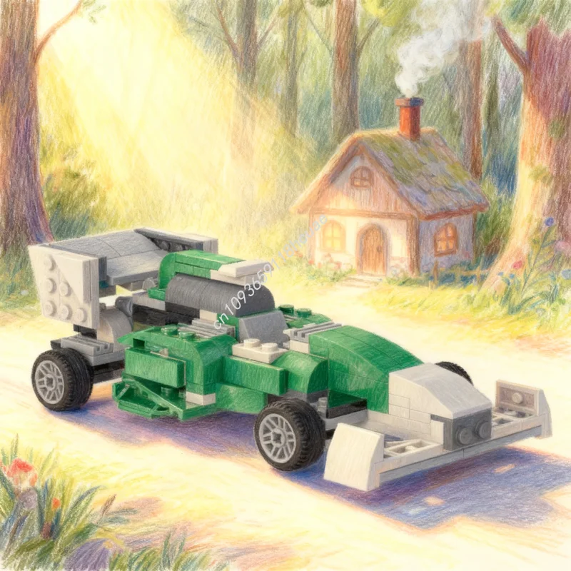 

164pcs MOC Race Car Transporter Alt Build Creator 3 1 Model Building Toys Christmas Gift Blocks Construction Idea Brick