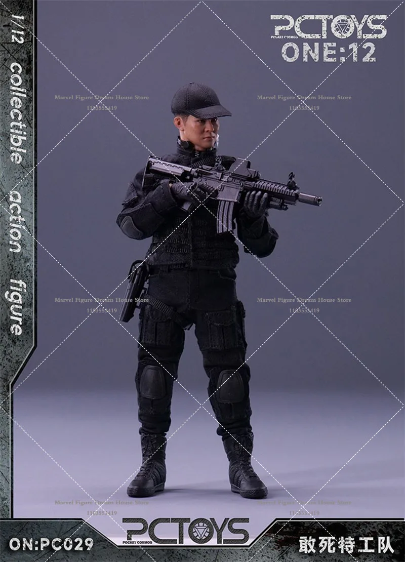 W magazynie PCTOYS PC029 1/12 Scale Classic Agent Series Military Male Soldier Jet Li 6Inch Full Set Action Figure Model Toys